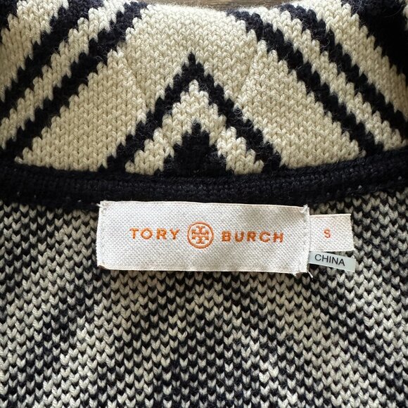 Tory Burch Chevron Peacoat - Picture 2 of 4